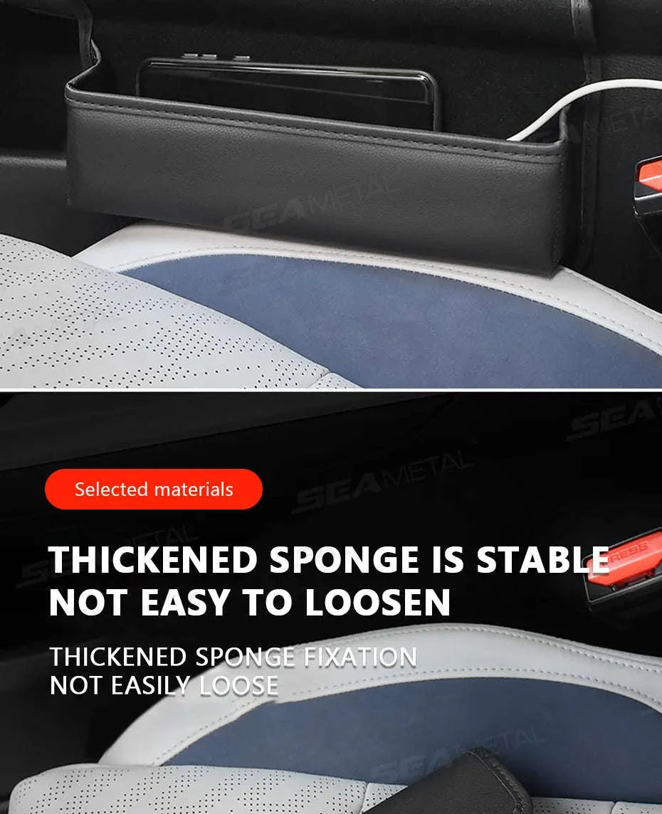 Large-Capacity Car Seat Gap Organizer-Black 1pc