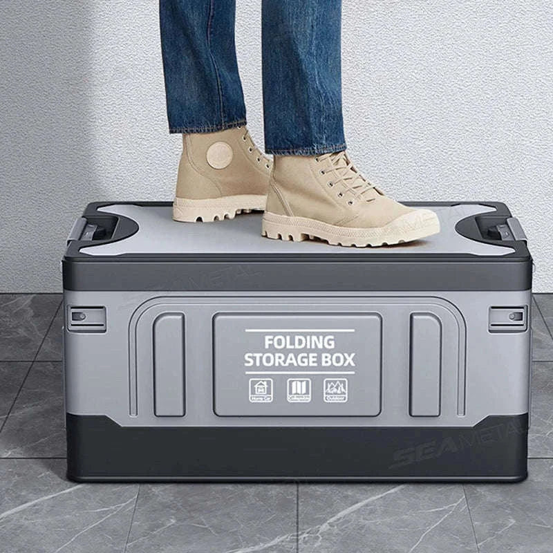 Large-Capacity Foldable Trunk Storage Box 61L-No waterproof bag