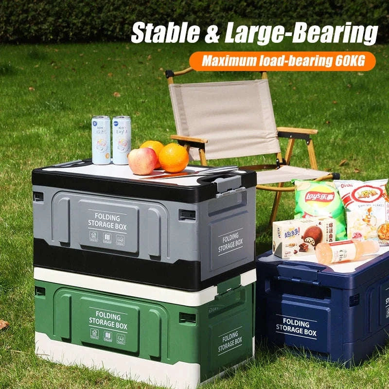 Large-Capacity Foldable Trunk Storage Box 61L-No waterproof bag