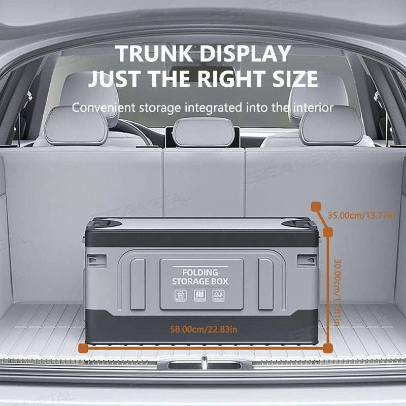 Large-Capacity Foldable Trunk Storage Box 61L-No waterproof bag