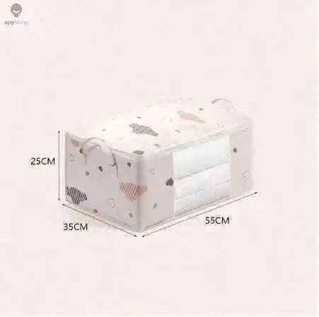 Large Capacity Storage Bag Organizer for Tidy Home Storage-Large Beige
