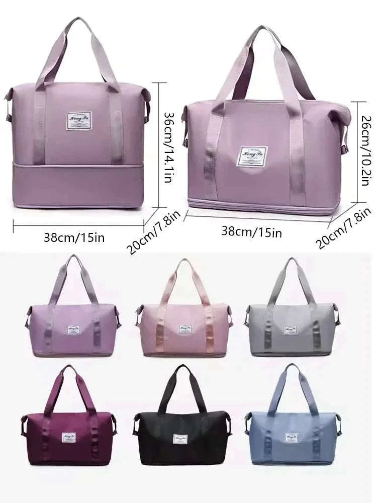 Large-Capacity Travel Bag for Women with Handle-Pink