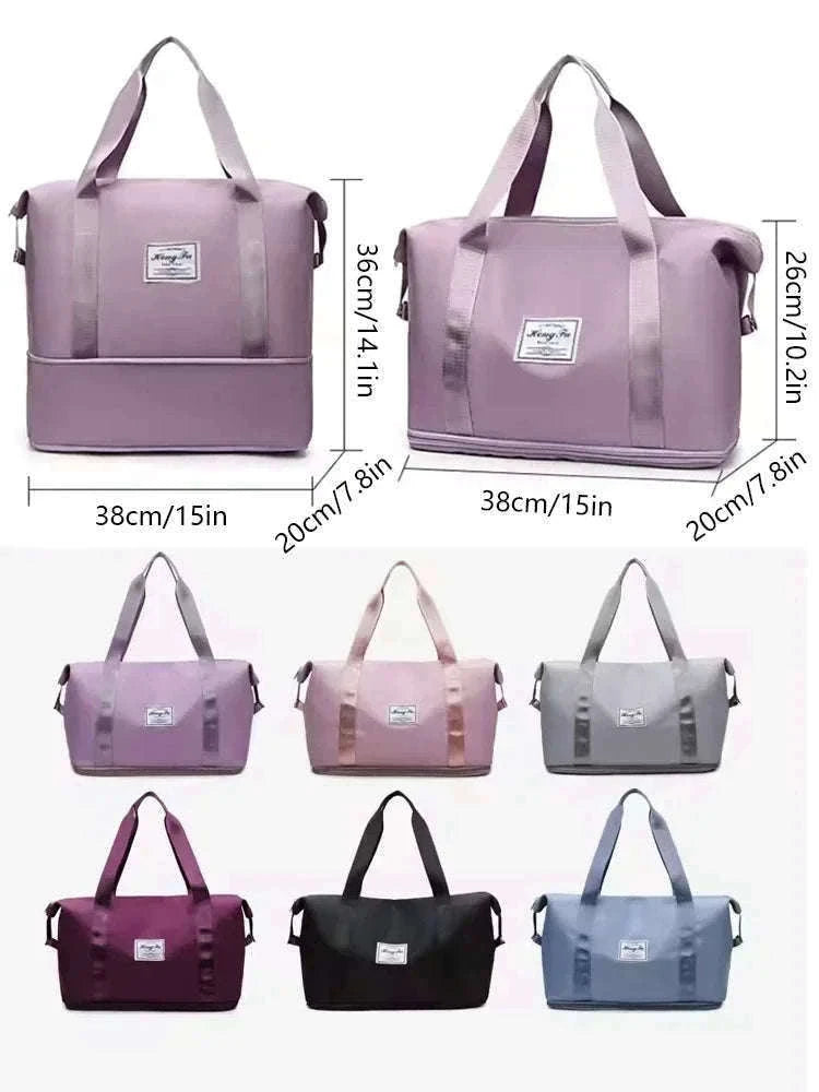Large-Capacity Travel Bag for Women with Handle-Pink