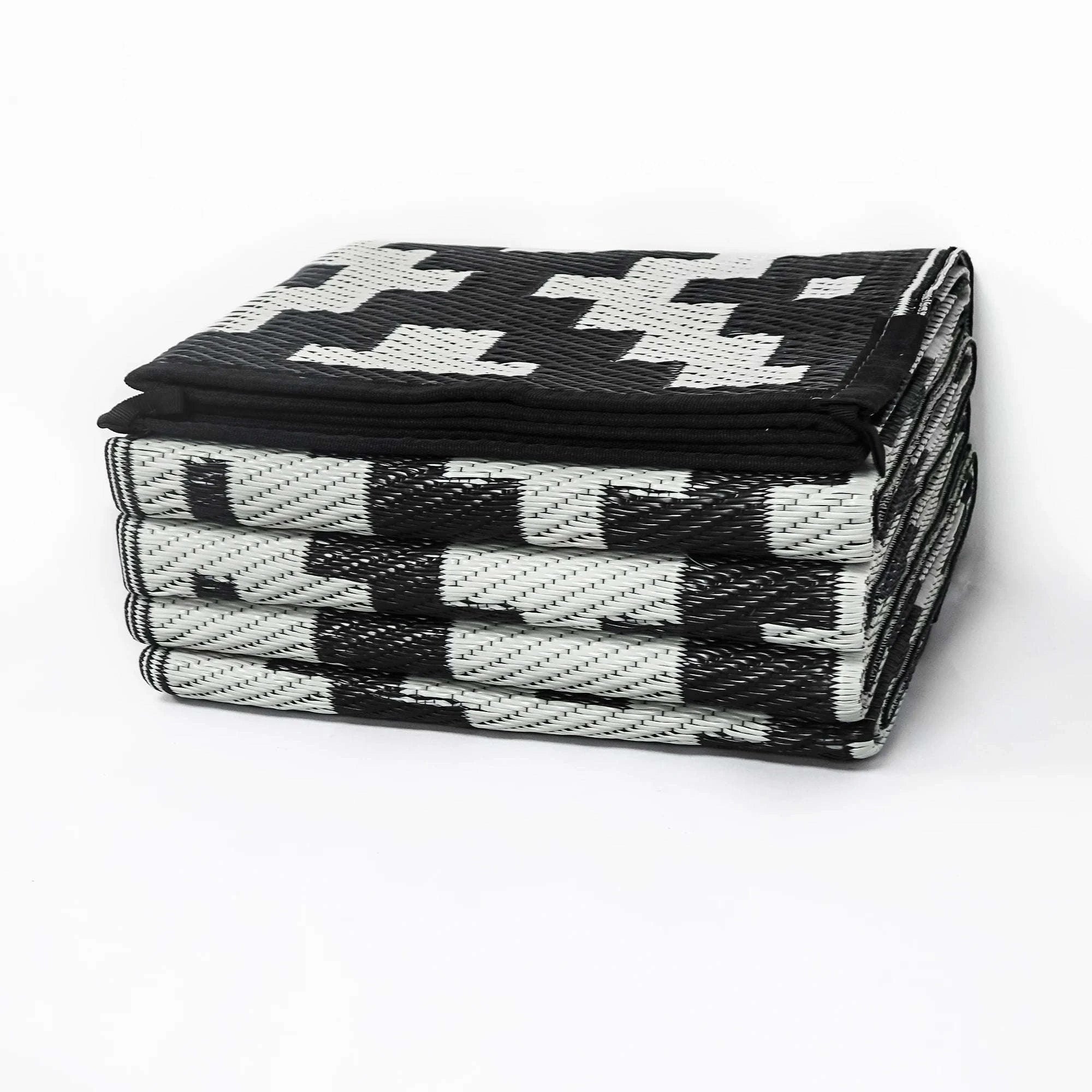 Large Reversible Waterproof Picnic Rug for Camping and Patio-Rug