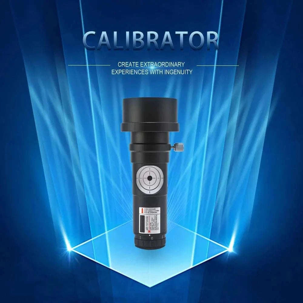 Laser Collimation Eyepiece for Newtonian Telescopes with Adapter Ring-black