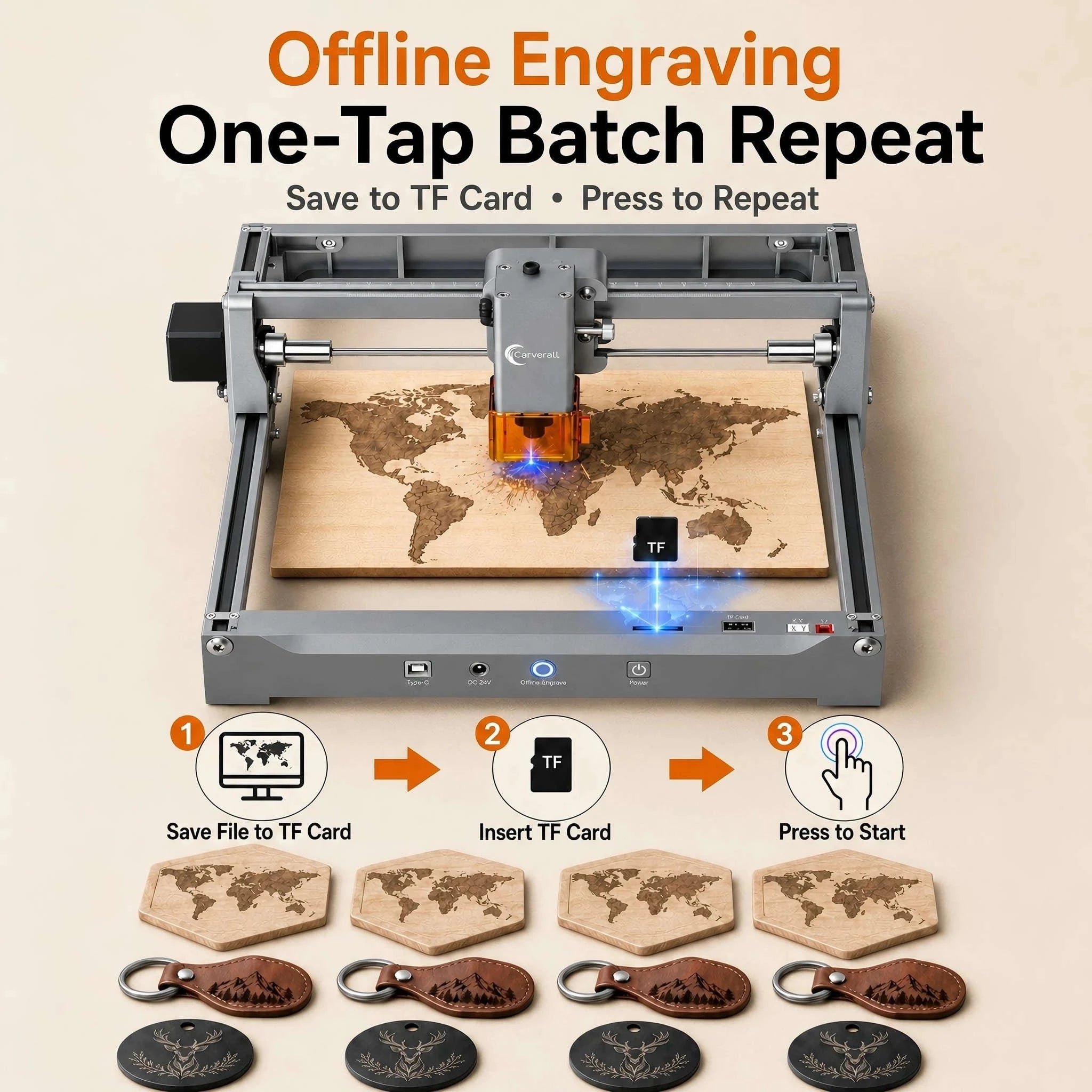 Laser Engraving Machine 5W 10W Free App Control Diode Engraver Cutter-10W Cover and Table / spain