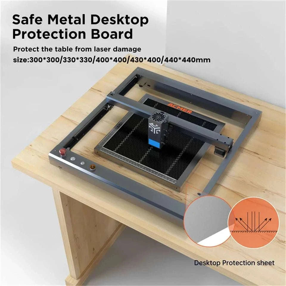 Laser Honeycomb Cutting Table for CO2 & Diode Engravers (Multiple Sizes)-500x500mm / United States