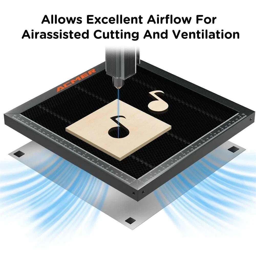 Laser Honeycomb Cutting Table for CO2 & Diode Engravers (Multiple Sizes)-500x500mm / United States