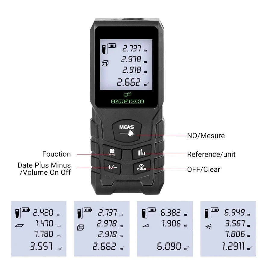 Laser Rangefinder Distance Meter for Fast, Accurate Measuring-100m-OZ046