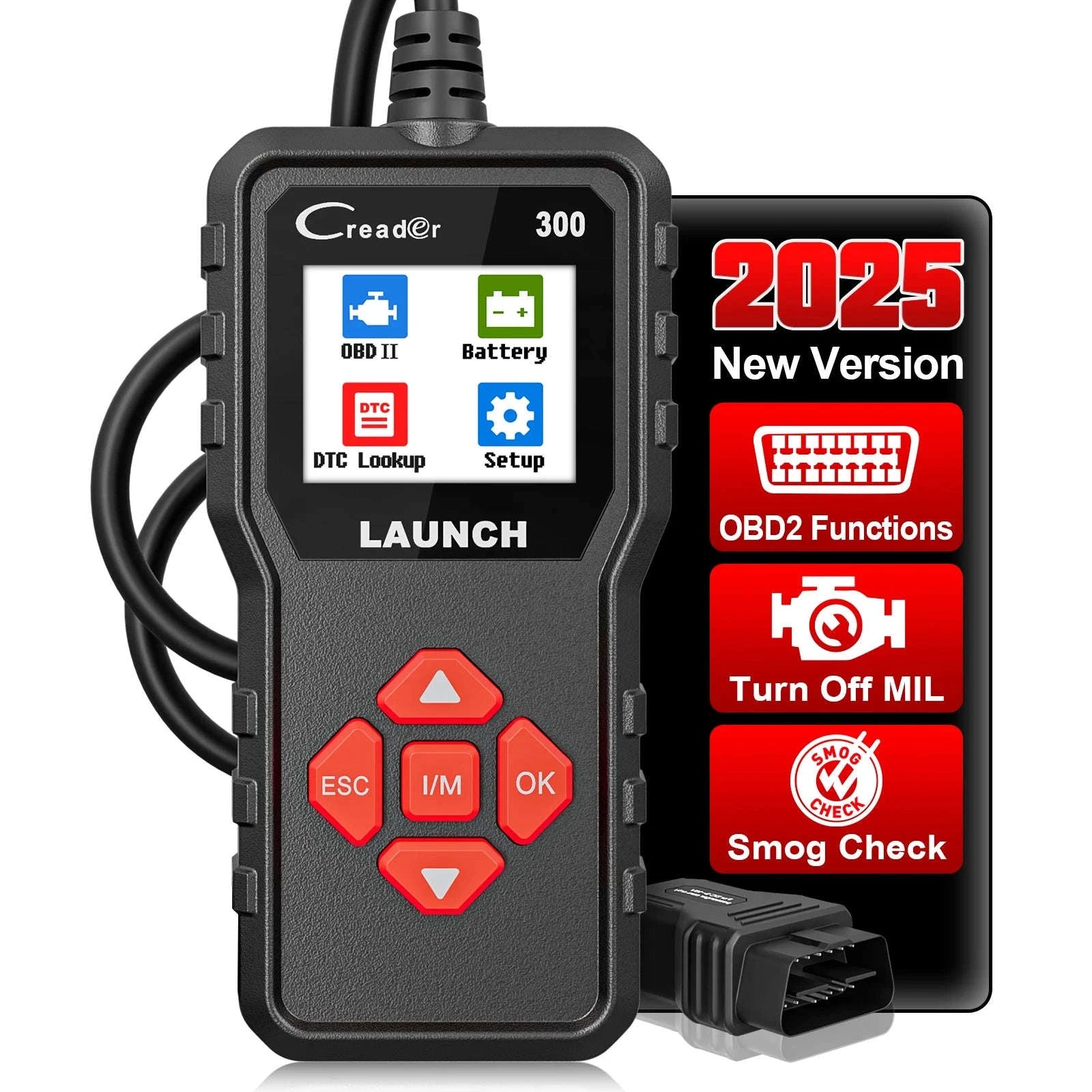 LAUNCH CR300 OBD2 Scanner with Full Diagnostic Functions-LAUNCH CR300 / UNITED KINGDOM
