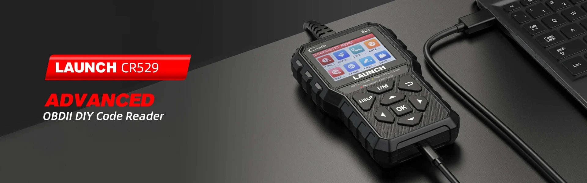 LAUNCH CReader 529 OBD2 Scanner Diagnostic Tool-CR529 / france