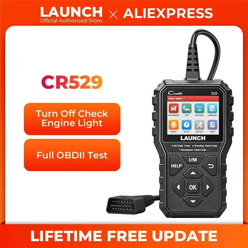 LAUNCH CReader 529 OBD2 Scanner for Engine Diagnostics-CR529 / france