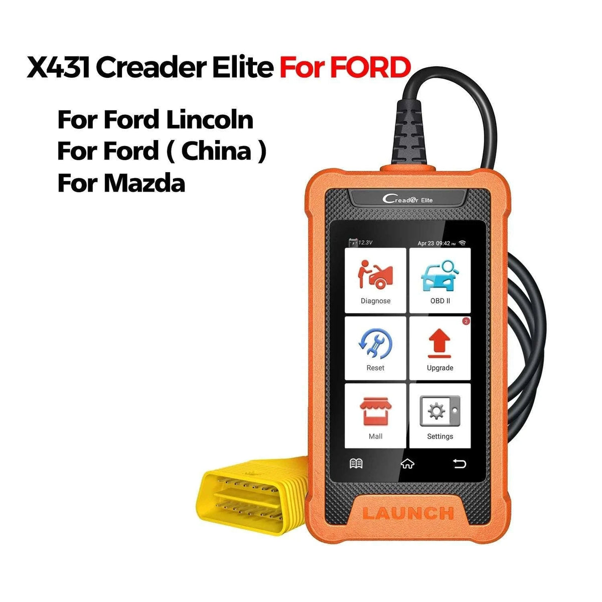 LAUNCH X431 Creader Elite OBD2 Scanner for Mercedes Full System-For Nissan / United States