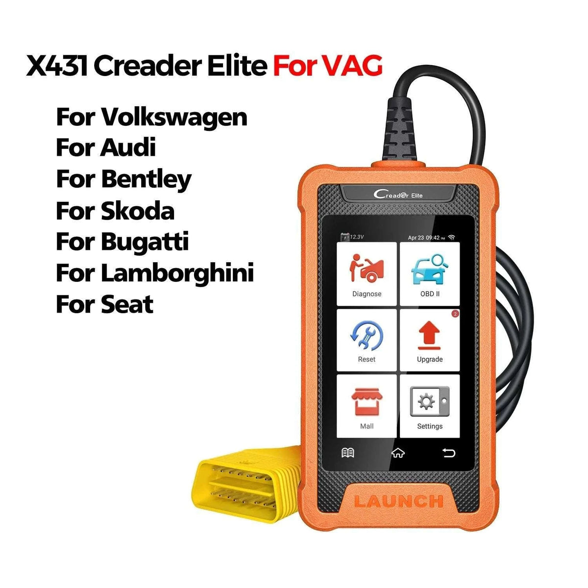 LAUNCH X431 Creader Elite OBD2 Scanner for Mercedes Full System-For Nissan / United States