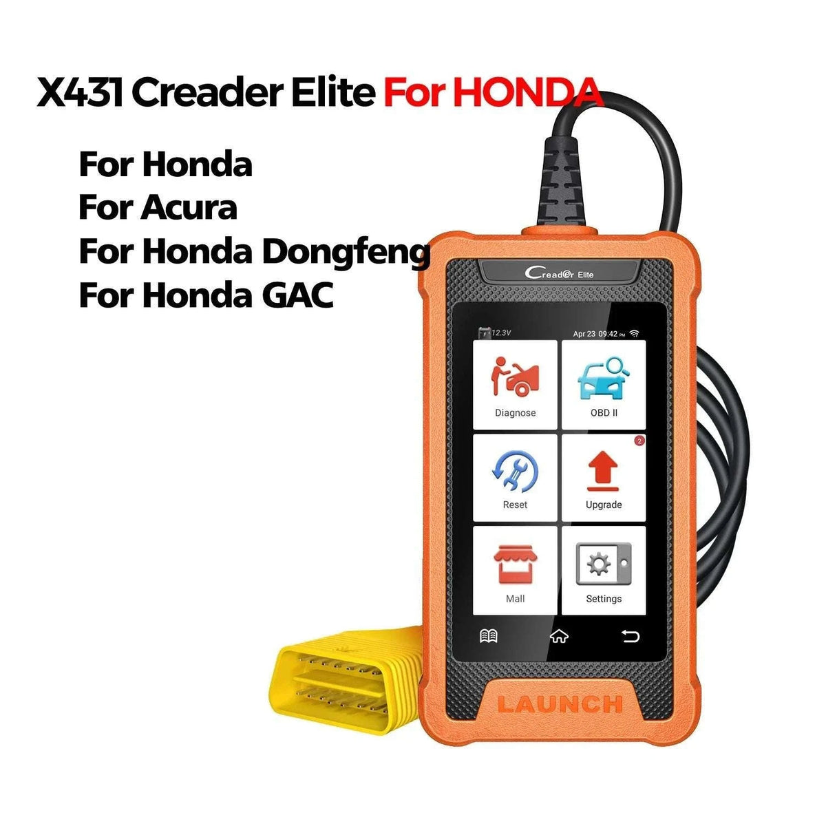LAUNCH X431 Creader Elite OBD2 Scanner for Mercedes Full System-For Nissan / United States