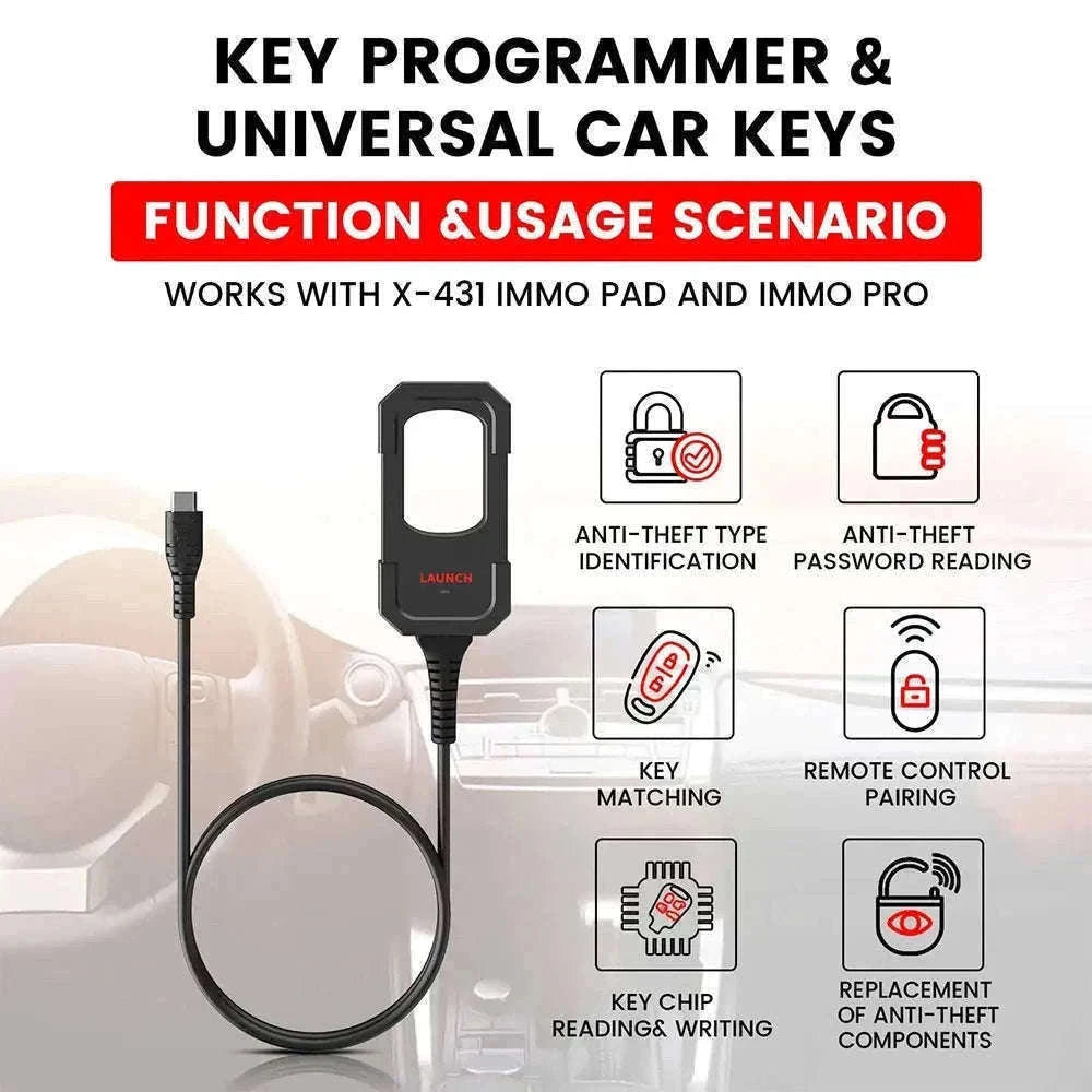 LAUNCH X431 Key Programmer for Smart Key and IMMO Chips-without 4 keys set / CZECH REPUBLIC
