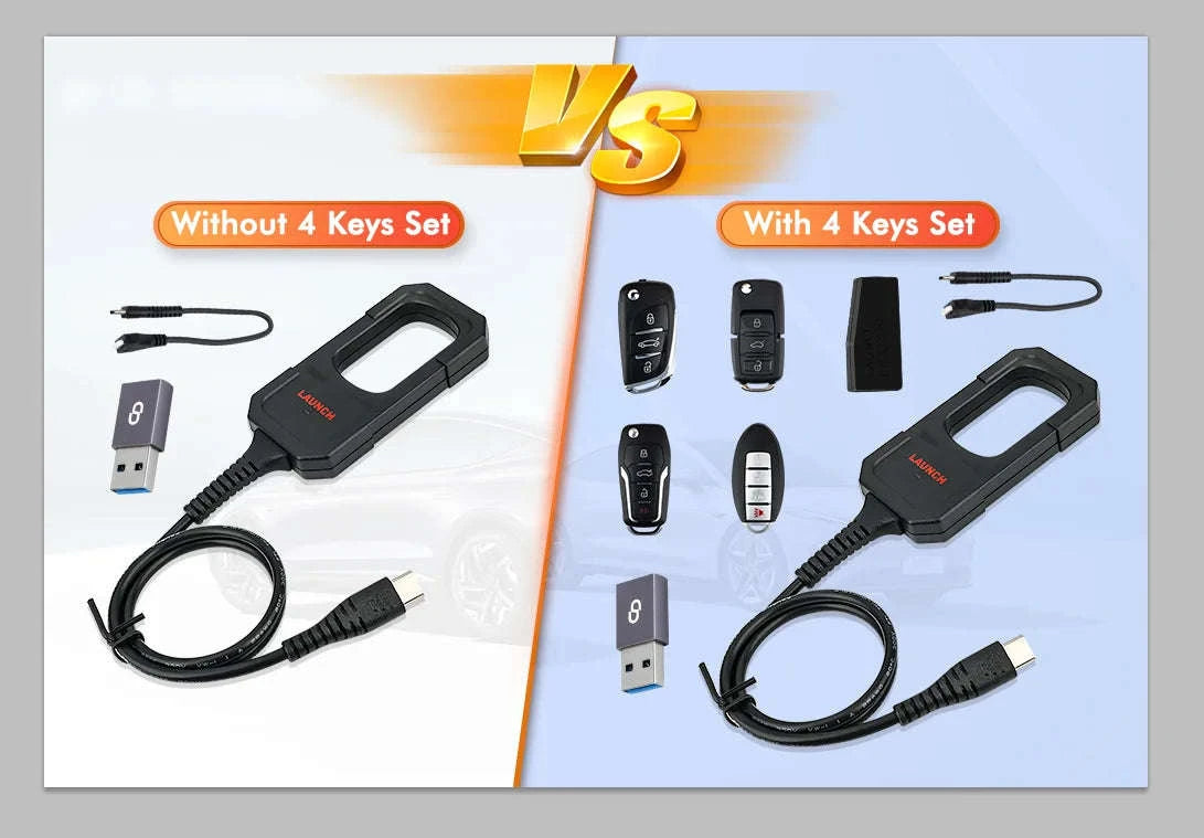 LAUNCH X431 Key Programmer with Smart Key & IMMO Chip Functions-without 4 keys set / CZECH REPUBLIC