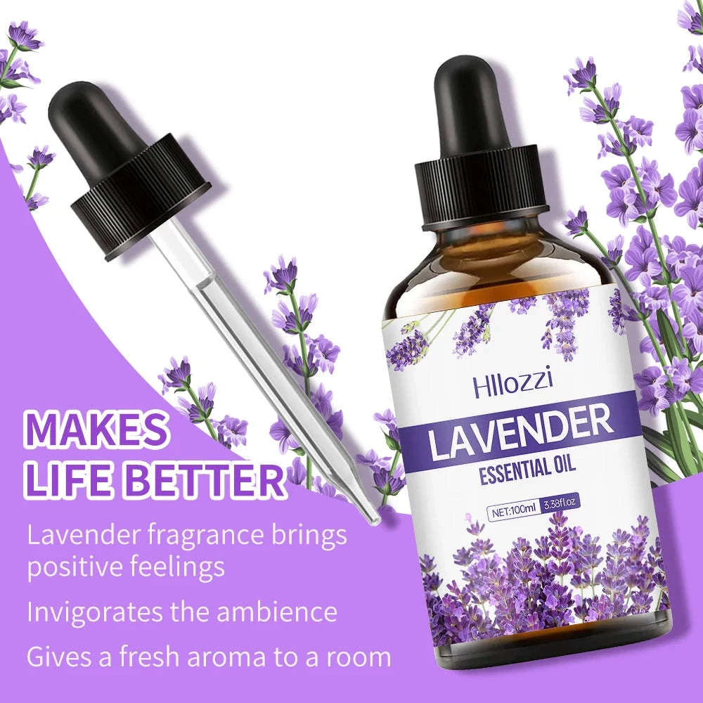 Lavender Essential Oil for Skin & Relaxation-Lavender / 100ml / Lavender