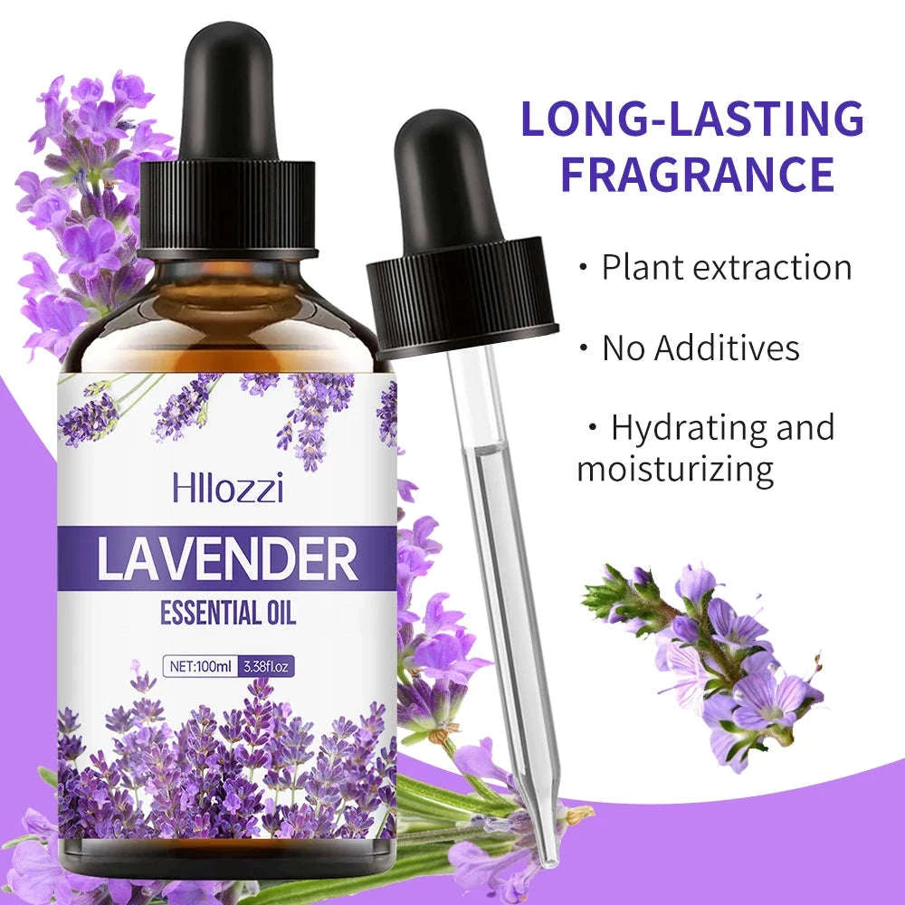 Lavender Essential Oil for Skin & Relaxation-Lavender / 100ml / Lavender