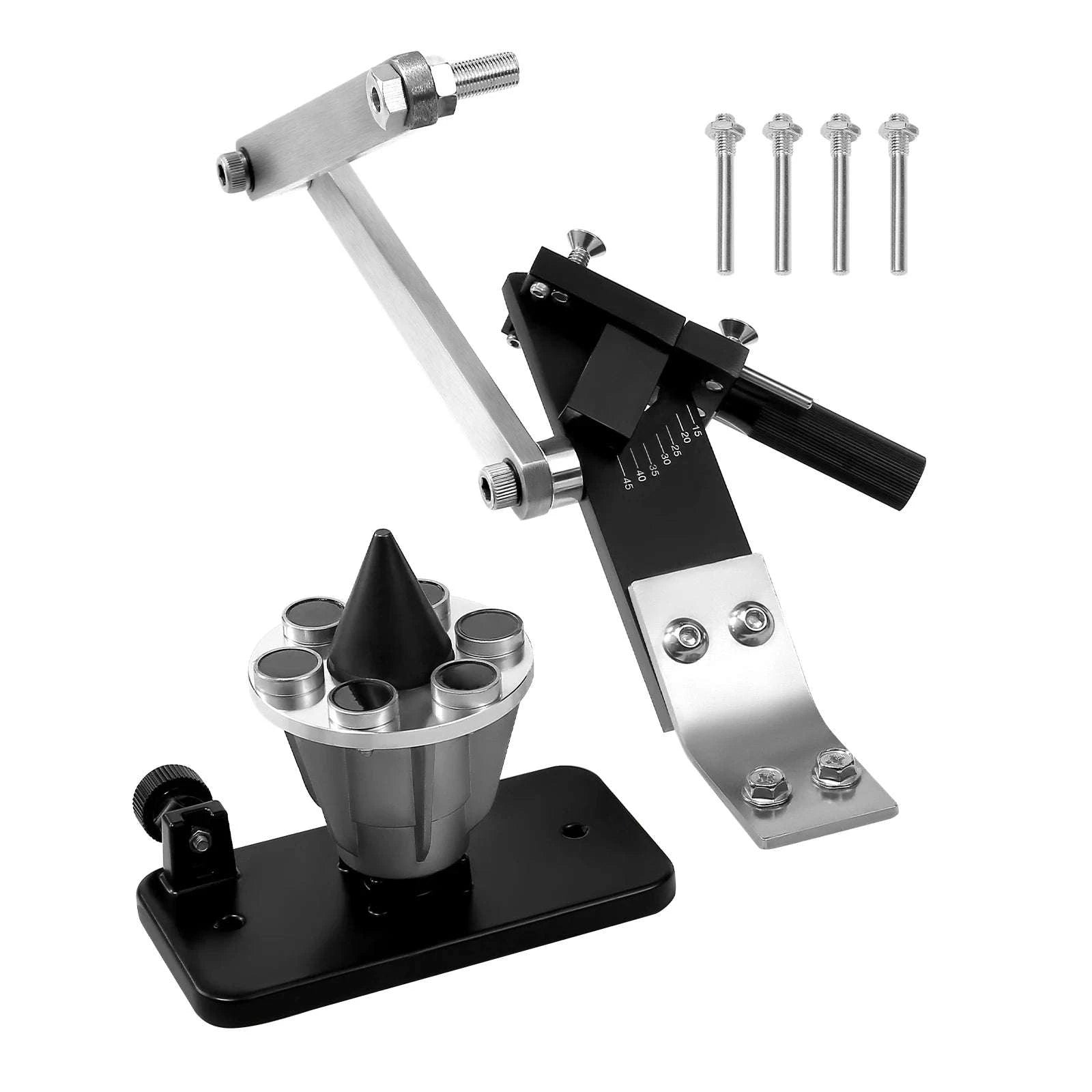 Lawn Mower Blade Sharpener with Balancer, 15°–45° Adjustable Tool-15-45 / United States