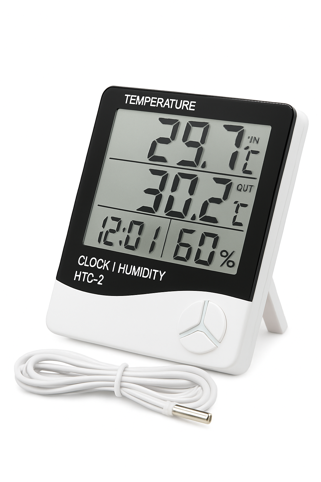 Digitales Hygrometer Temperatur- und Feuchtigkeitsmesser HTC-1 / HTC-2