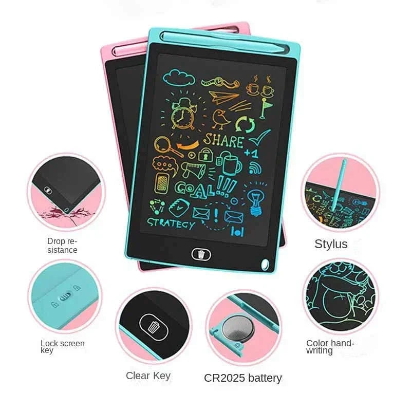 LCD Writing Tablet Drawing Board for Kids-colourful 14
