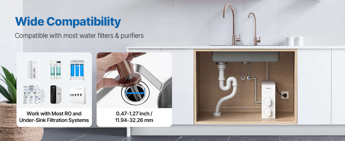 Lead-Free Stainless Steel Drinking Water Faucet-Antique Bronze / United States