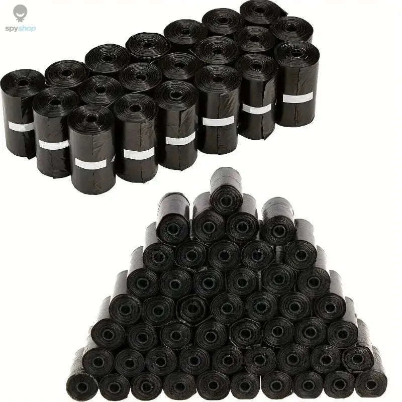 Leak-Proof Dog Poop Bags for Clean, Easy Walks-Black / 150bags 10rolls