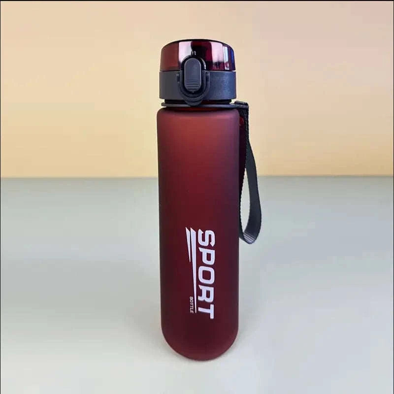 Leak Proof Sports Water Bottle-Grey / 400ml