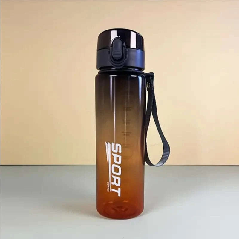 Leak Proof Sports Water Bottle-Grey / 400ml