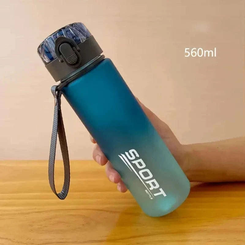 Leak Proof Sports Water Bottle-Grey / 400ml