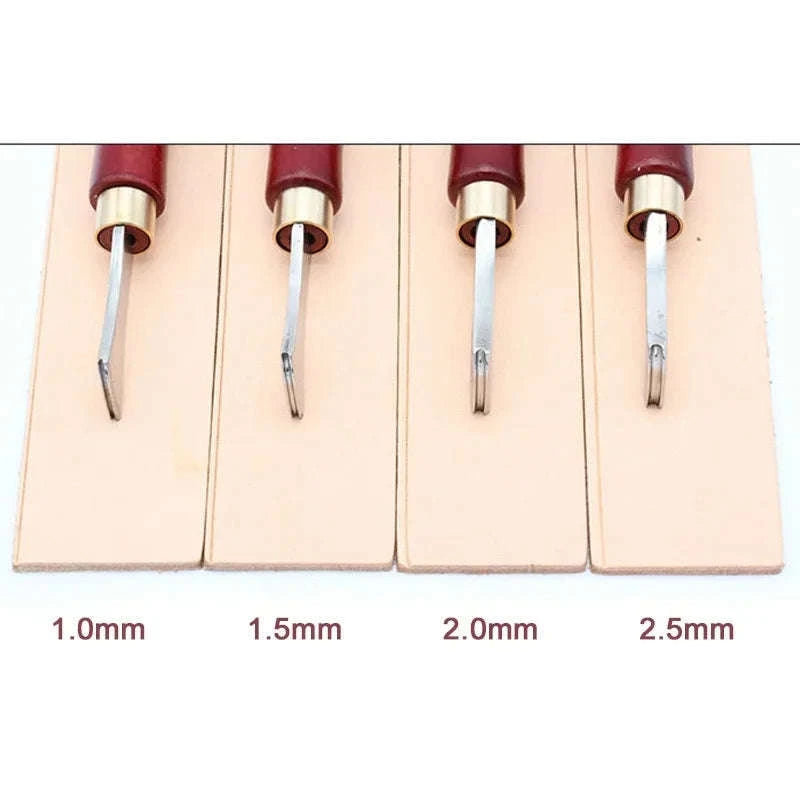Leather Edge Groover Tool for Smooth Stitching Lines and Curves-United States / 2.5mm