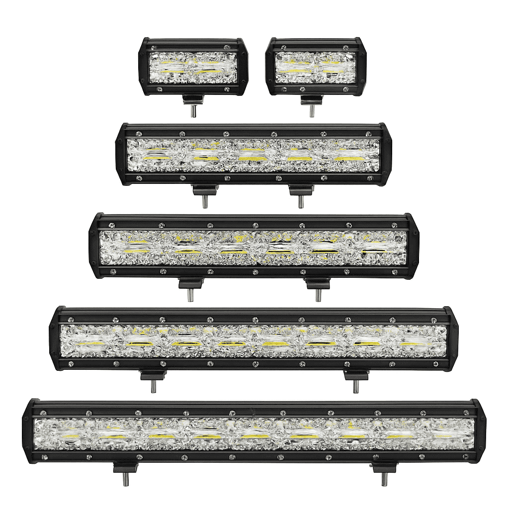 LED Bar Work Light 12V 24V Spot Flood for Offroad Vehicles-1pc 420W led bar