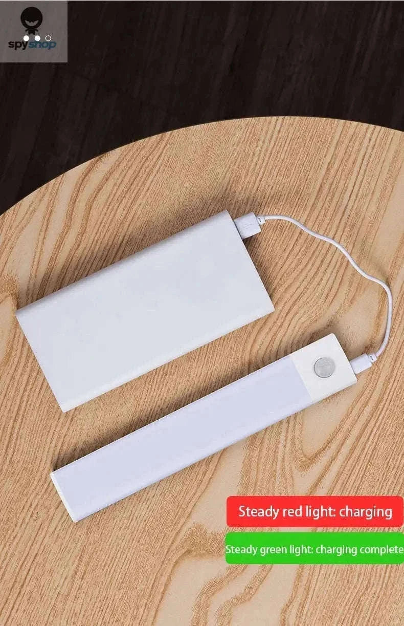LED Cabinet Light with Motion Sensor, Rechargeable and Slim-Silvery 40CM