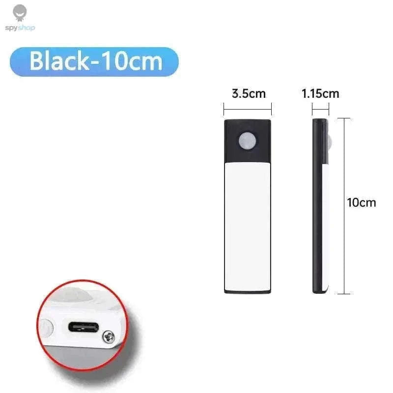 LED Cabinet Light with Motion Sensor, Rechargeable and Slim-Silvery 40CM