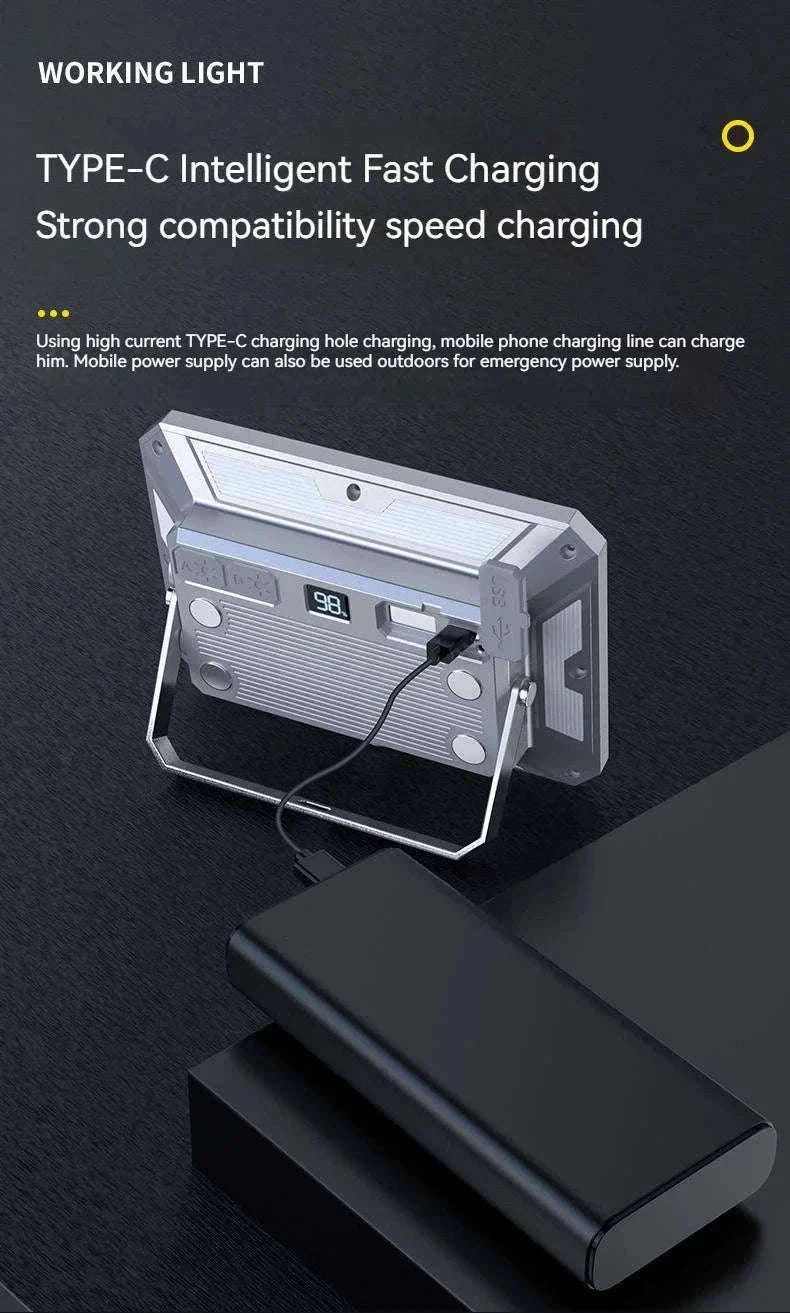 LED Camping Lantern with 1000 Lumens and Type-C Recharge-KXK-686