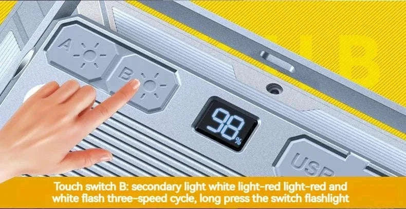 LED Camping Lantern with 1000 Lumens and Type-C Recharge-KXK-686