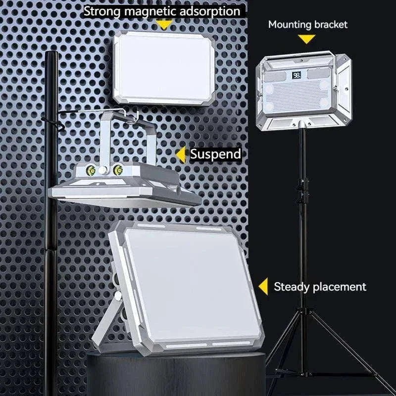 LED Camping Lantern with 1000 Lumens and Type-C Recharge-KXK-686