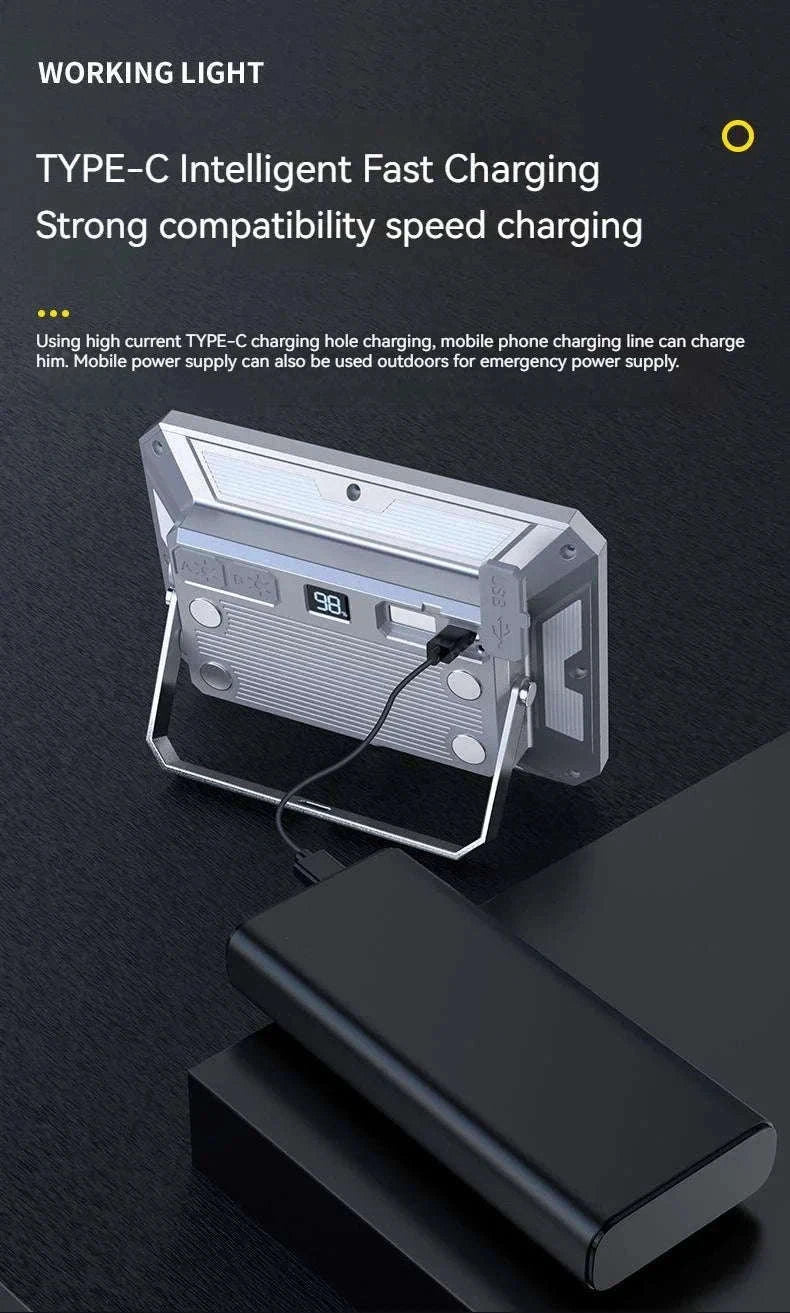 LED Camping Lantern with 1000 Lumens and Type-C Recharge-KXK-686