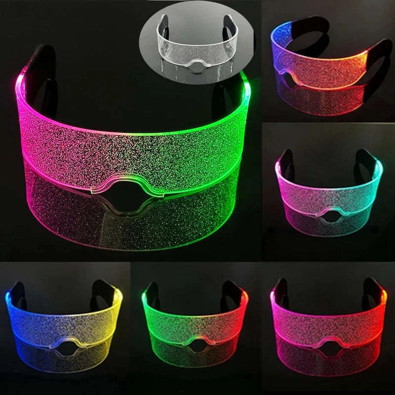 LED Cyberpunk Glasses – Futuristic Light-Up Eyewear-06Acrylic