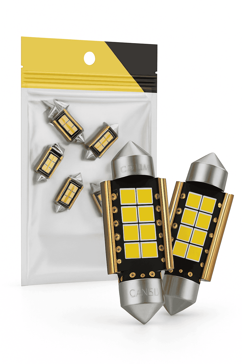 LED Festoon Car Lights 31/36/39/41mm 12V/24V-31mm / 2 pieces / 2PCS White