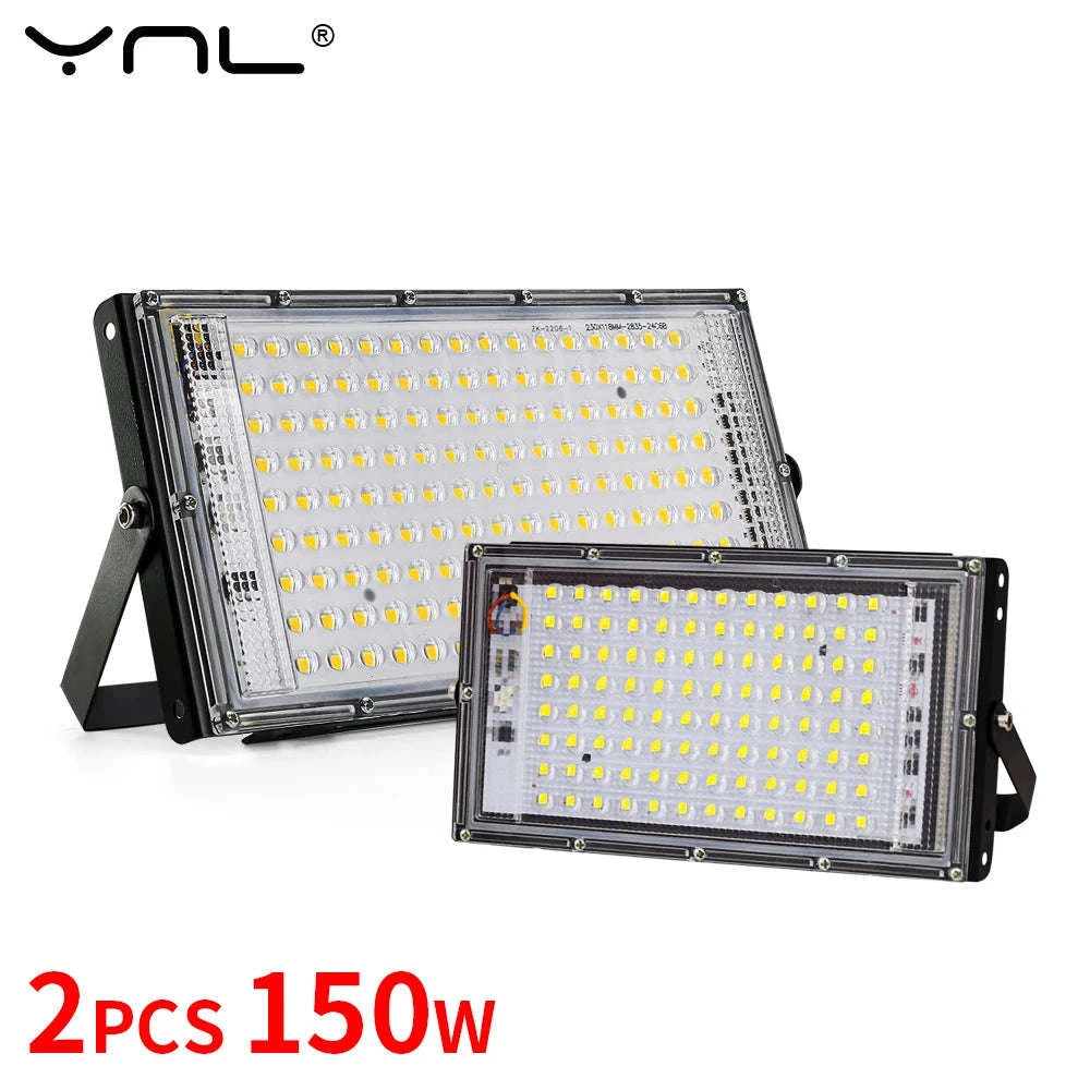 LED Flood Light Outdoor Waterproof Spotlight-1pcs / Warm White (2700-3500K) / 150W