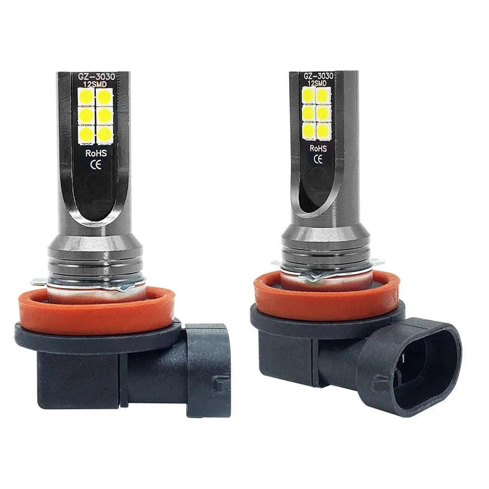 LED Fog Lights H8/H11/H16/9005/9006 – 6000K White-9006/HB4 / 25000K White