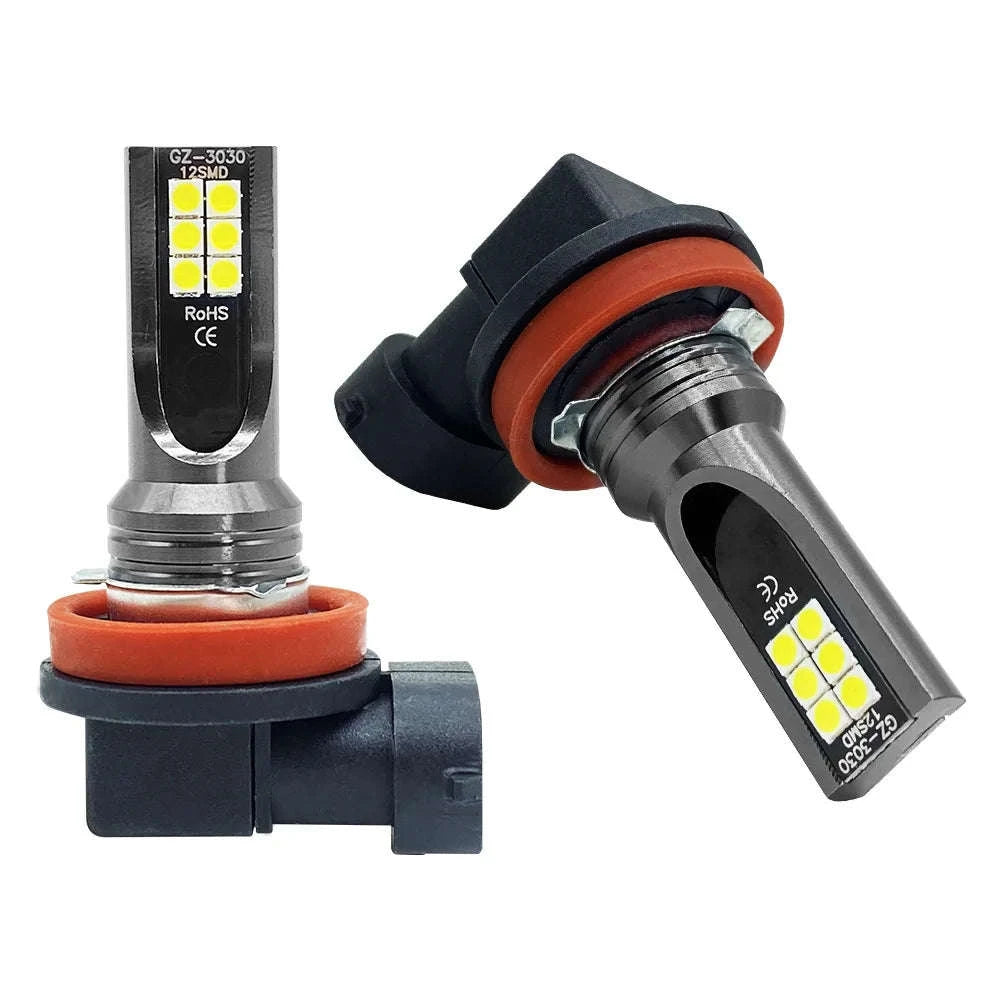 LED Fog Lights H8/H11/H16/9005/9006 – 6000K White-9006/HB4 / 25000K White