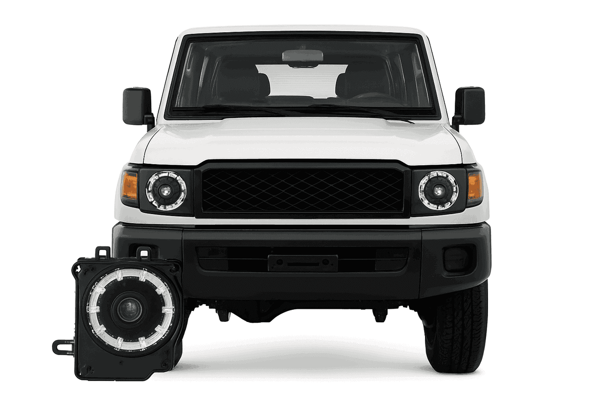 LED Headlight Upgrade for Toyota Land Cruiser LC76 2024 with DRL-couple / China Mainland