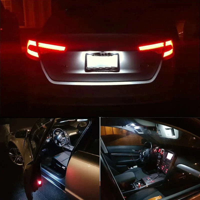 LED Interior Light Kit for 1 Series E81 E87 E82 E88 F20 F21 2003-2014-White / F20 F21 Hatchback 8P