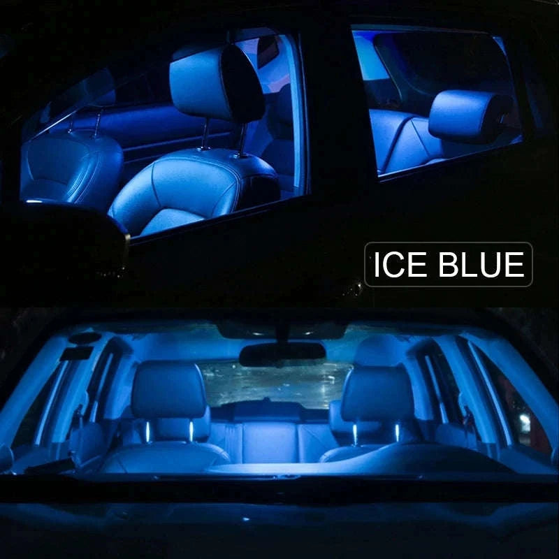 LED Interior Light Kit for 1 Series E81 E87 E82 E88 F20 F21 2003-2014-White / F20 F21 Hatchback 8P