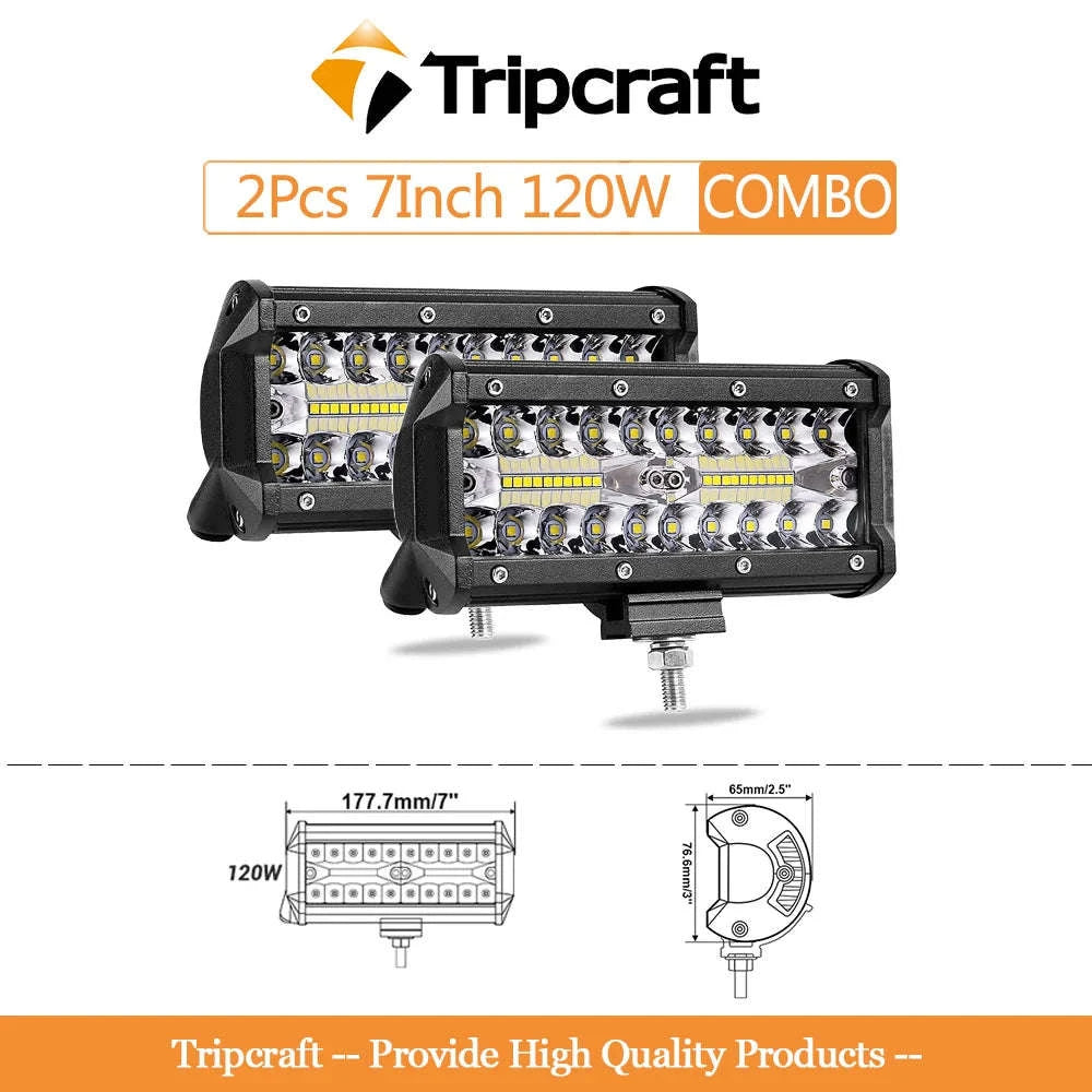 LED Light Bar Combo Beam 4-28 Inch for Off-Road Vehicles-1pc 20in 420w / Germany