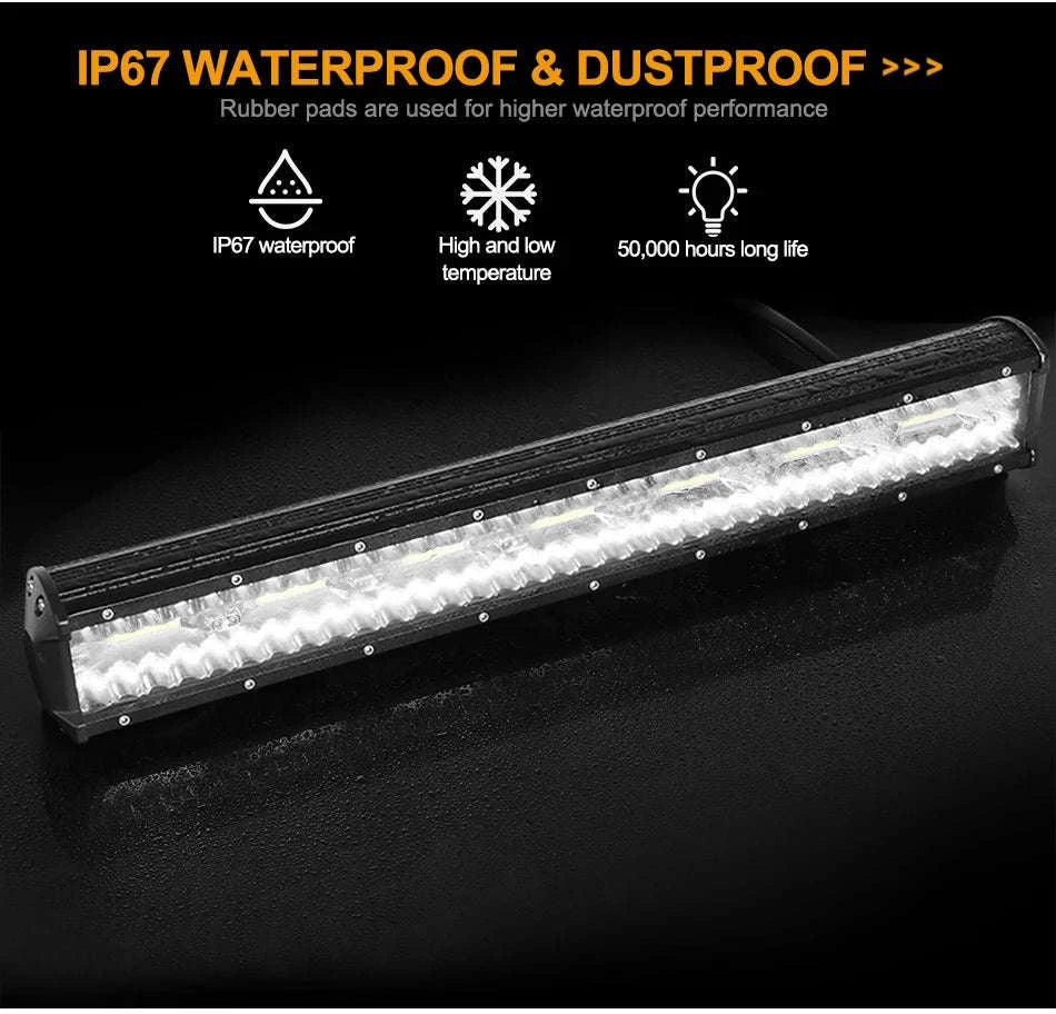 LED Light Bar Combo Beam 4-28 Inch for Off-Road Vehicles-1pc 20in 420w / Germany
