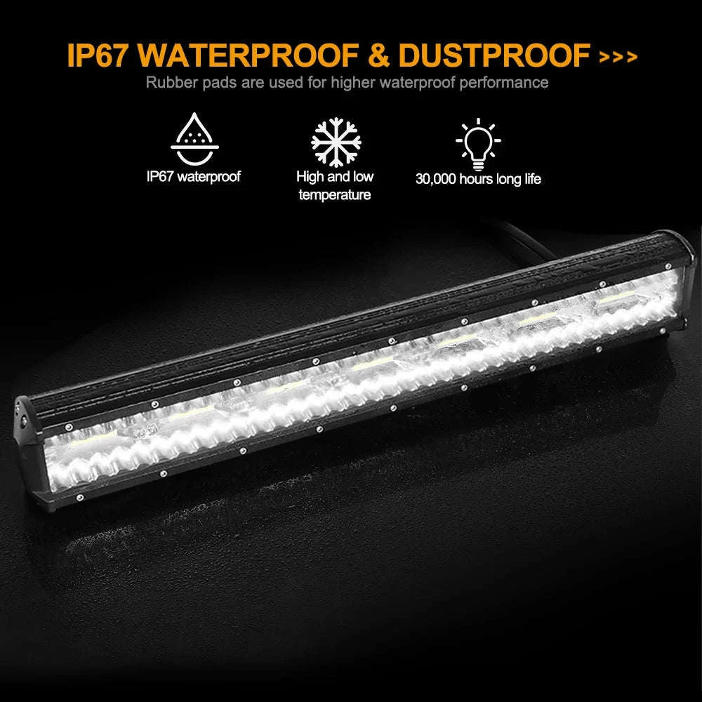 LED Light Bar Combo Beam 4-28 Inch for Off-Road Vehicles-1pc 20in 420w / Germany